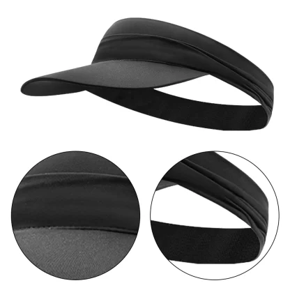 Classic Breathable Solid Color Visor - Image 8