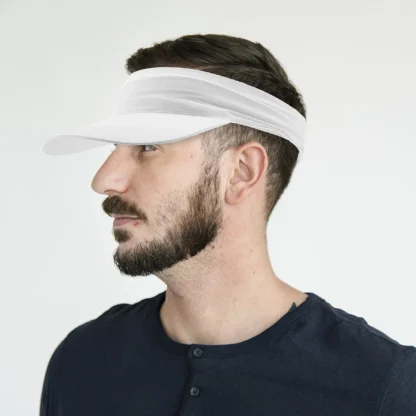 Classic Breathable Solid Color Visor - Image 5