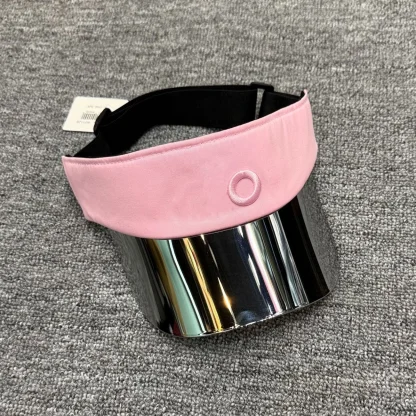 Sport Visor with Shiny Iridescent Brim - Image 6