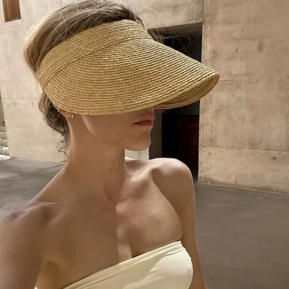 Large Brim Visor with Foldable Design - Image 2
