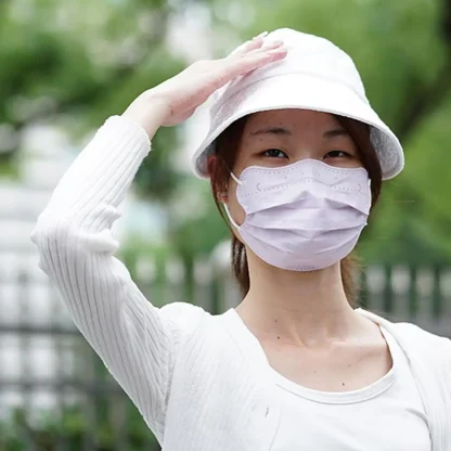 Solid Color Sun Visor with Floral Pattern - Image 2