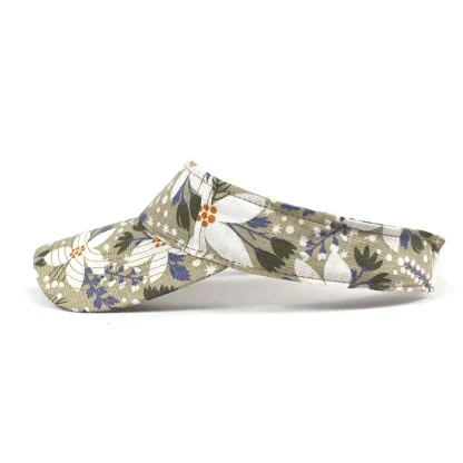 Chic Women's Visor with Floral Design - Image 2