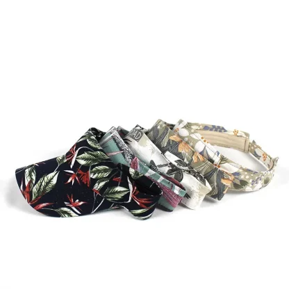 Chic Women's Visor with Floral Design - Image 7