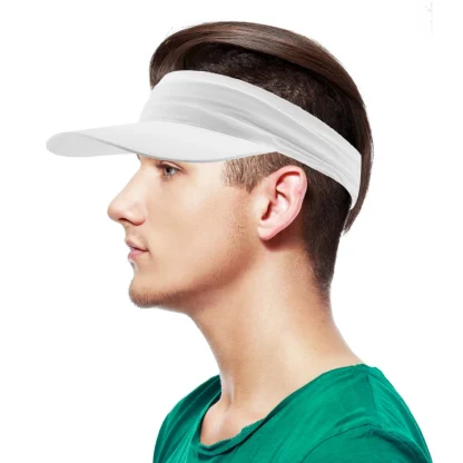 Classic Breathable Solid Color Visor - Image 4