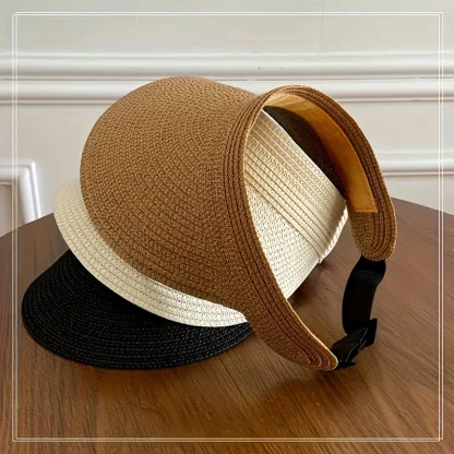 Large Brim Visor with Foldable Design - Image 3