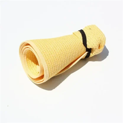 Portable Wide Brim Visor with Bow Back Decor - Image 6