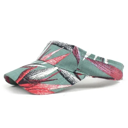 Chic Women's Visor with Floral Design - Image 4