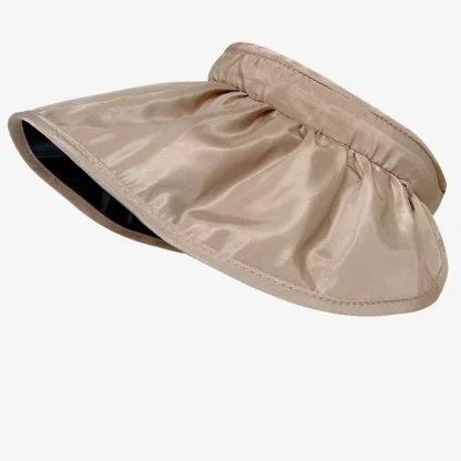 Pleated Wide Brim Visor for Sun Protection - Image 6