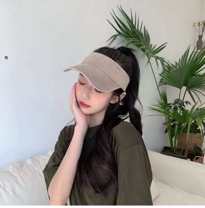 Casual Washed Denim Empty Top Hat - Image 12