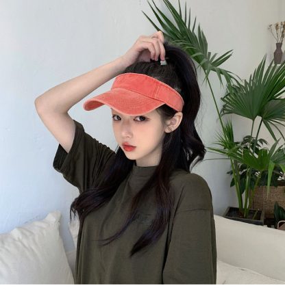 Casual Washed Denim Empty Top Hat - Image 10