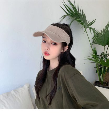 Casual Washed Denim Empty Top Hat - Image 14