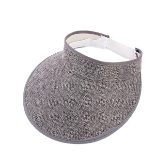 Plain Color Casual Sun Visor with Adjustable