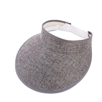 Plain Color Casual Sun Visor with Adjustable