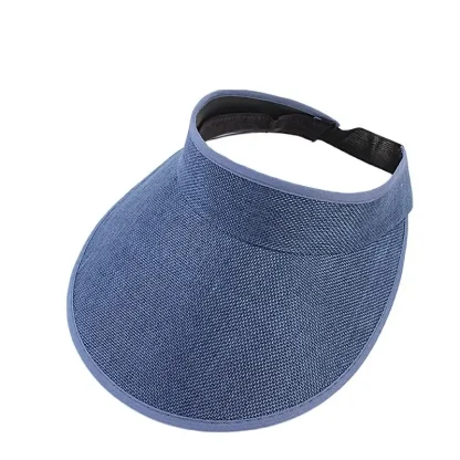 Plain Color Casual Sun Visor with Adjustable - Image 6