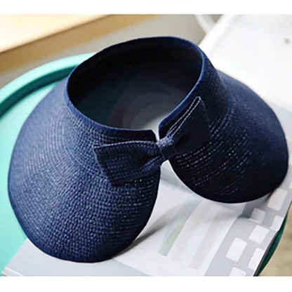 Foldable Sun Visor with Bow Decor - Image 10