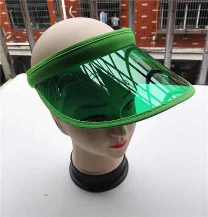 Transparent Brim Colored Sun Visor - Image 8