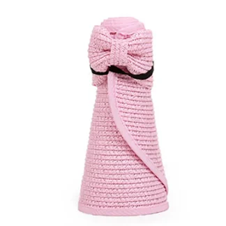 Foldable Sun Visor with Bow Decor