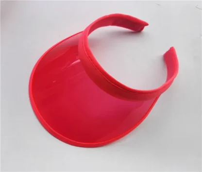 Transparent Brim Colored Sun Visor - Image 10
