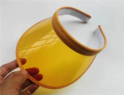 Transparent Brim Colored Sun Visor - Image 14