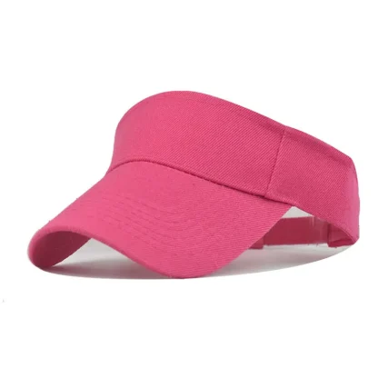 Casual Adjustable Solid Color Sun Visor - Image 14
