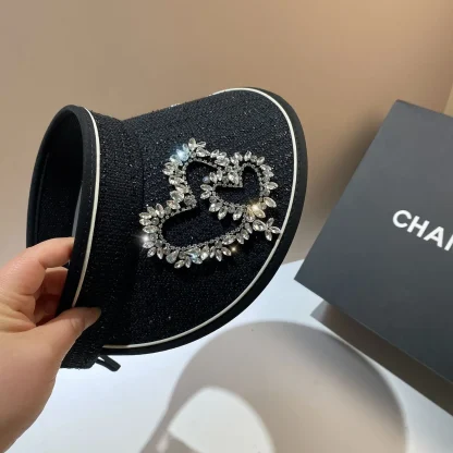 Empty Top Hat with Rhinestone-like Design - Image 13