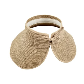 Wide Foldable Empty Top Straw Hats