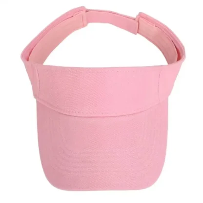 Topless Baseball Hat with Solid Color Design - Image 3