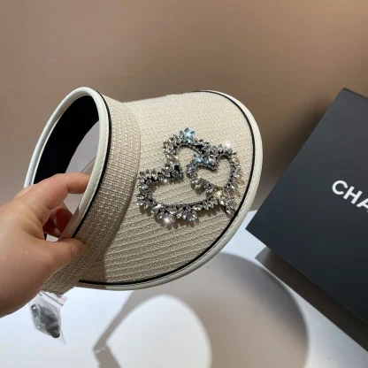 Empty Top Hat with Rhinestone-like Design - Image 10