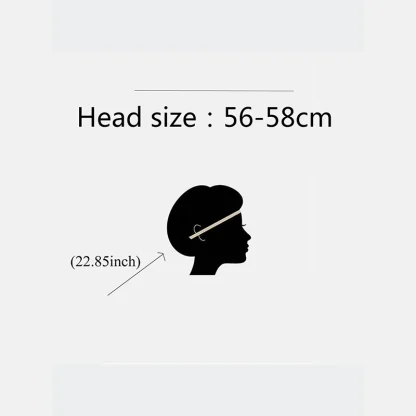 Women's Sun Visor with Pleated Design - Image 3