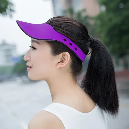 Sweat Absorbing Sun Visor for Sports - Image 10