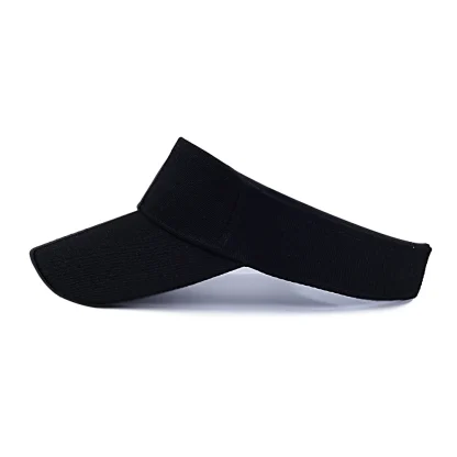 Casual Adjustable Solid Color Sun Visor - Image 5