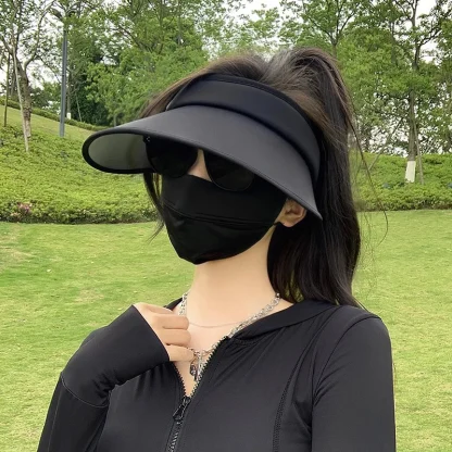 Ultra Wide Brim Sun Visor for Women - Image 4