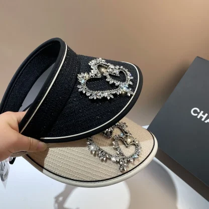 Empty Top Hat with Rhinestone-like Design - Image 7