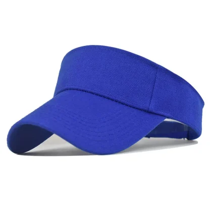 Casual Adjustable Solid Color Sun Visor - Image 10