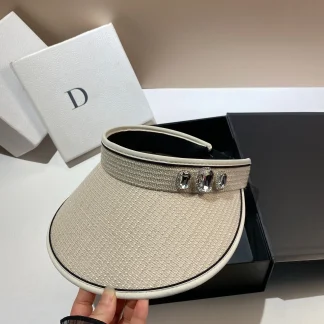 Empty Top Hat with Rhinestone-like Design