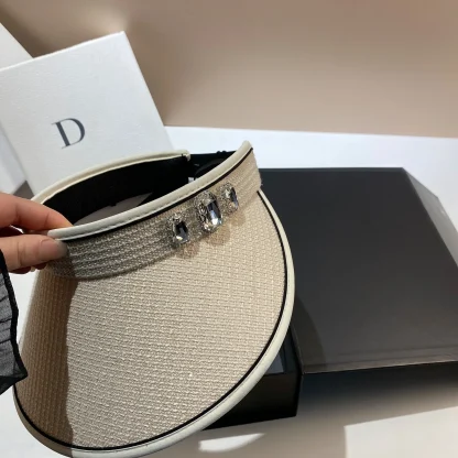 Empty Top Hat with Rhinestone-like Design - Image 6