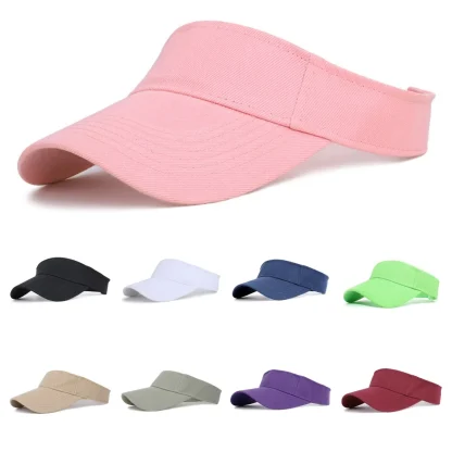 Topless Baseball Hat with Solid Color Design - Image 7