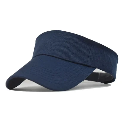 Casual Adjustable Solid Color Sun Visor - Image 13