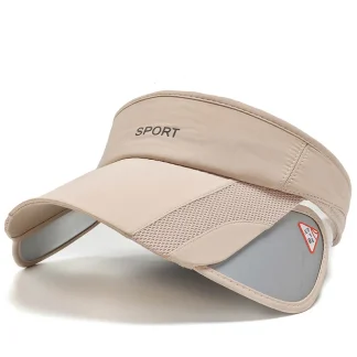 Sporty Sun Visor with Pull-Out Brim
